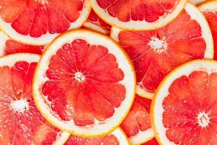 7 kg de pomelo de pérdida de peso por semana