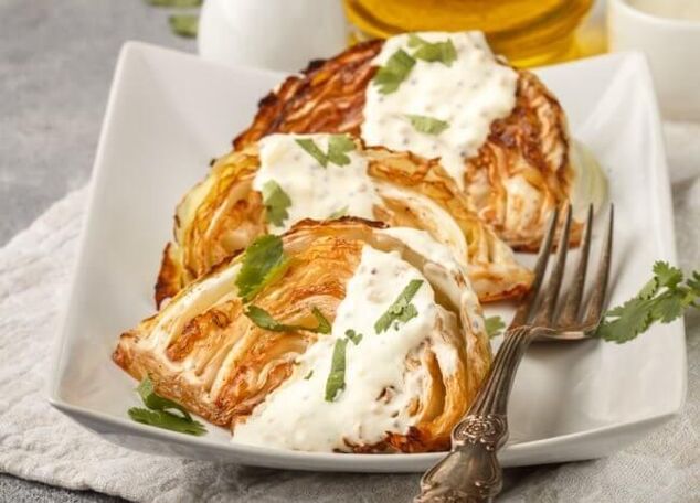 repollo al horno para la gota
