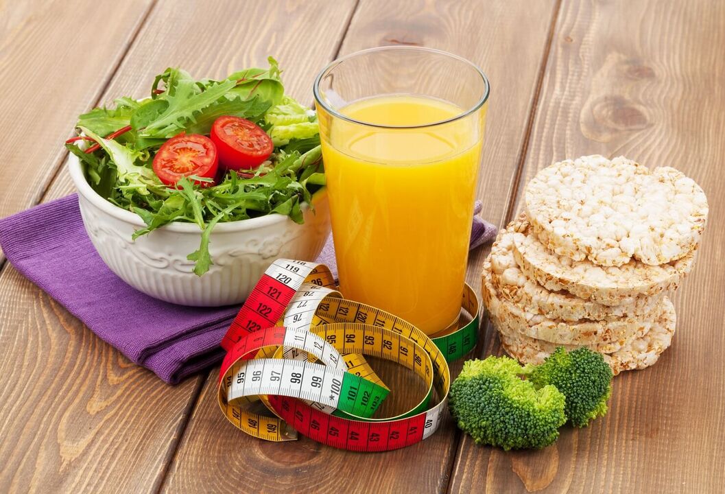 Nutrición adecuada útil que promueve la pérdida de peso en un mes.