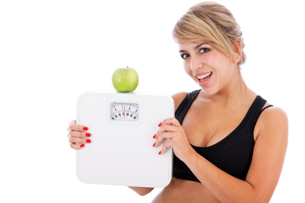 manzana para bajar de peso en una dieta perezosa