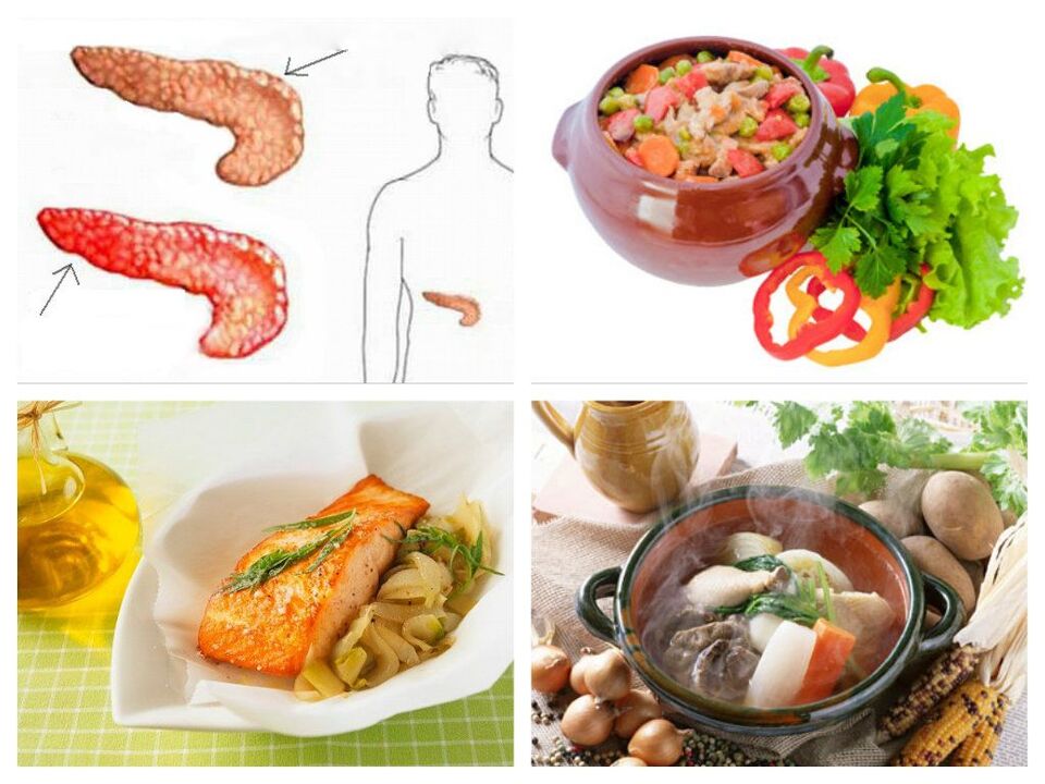 platos para la inflamación del páncreas