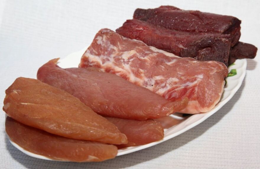 carne para personas con el primer grupo sanguineo