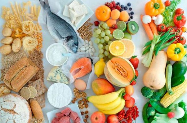menú de dieta del tipo de sangre