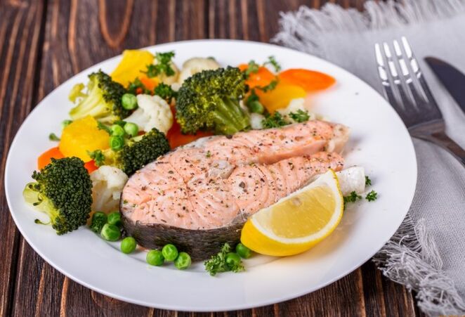 Pescado para vapor con verduras