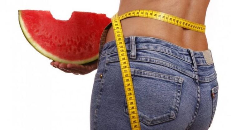 perder peso con una dieta de sandía
